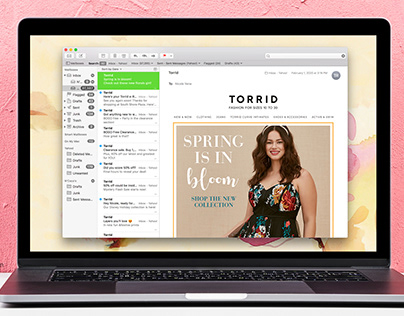 E-Mail Marketing Concept - Torrid - Spring is in Bloom