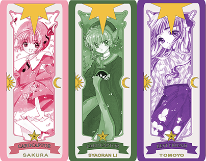 Cardcaptor Sakura Character Cards and Magic Circle