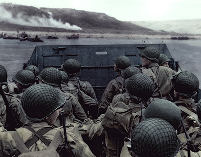 D-Day Invasion, 1944 // Colorization