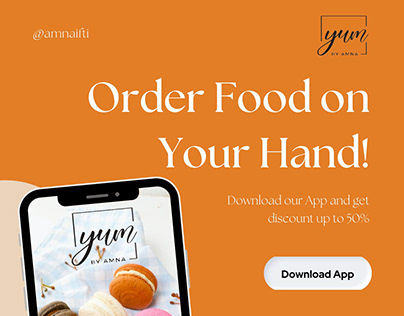 Food Application on Cafe Yum by Amna