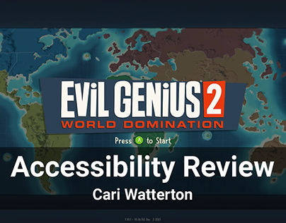 Evil Genius 2 Accessibility Review