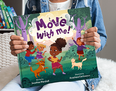 MOVE WITH ME! Children's Book Illustration