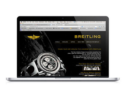 Breitling Flash based college website design