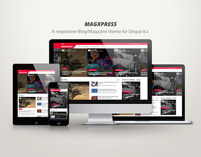 MagXpress - A responsive blog/magazine theme for Drupal
