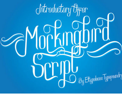 Mockingbird Script Typeface