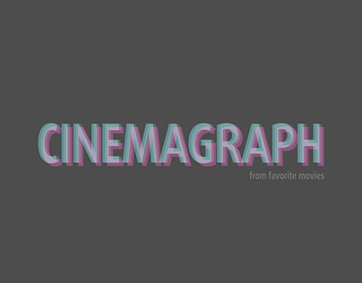 Cinemagraphs from Movies