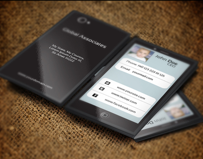 Mobile Phone Business Card