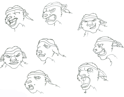Pike Expression Sheet