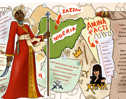 Amina of Zaria: Warrior Queen Children's Book