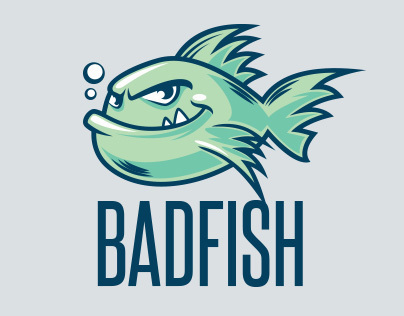 Fish Mascot Vector Logo
