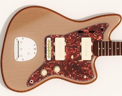 Fender Jazzmaster CAD Model