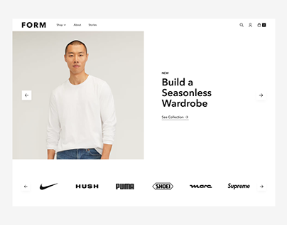 Form - Clothing Ecommerce Website