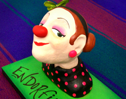 "Endorfina" - a clown sculpture
