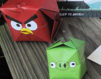 Angry Birds Birthday Invitation