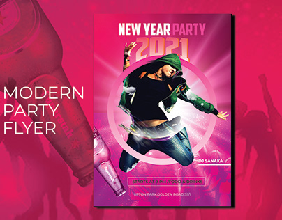 2021 Happy New Year Banner Poster Flyer Design