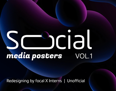 Social Media posters | Unofficial Redesign