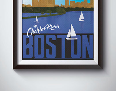 Boston Travel Poster