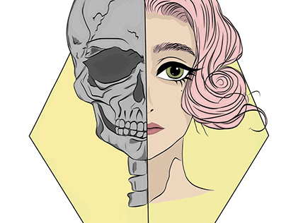 Digital Art - The Skullgirl