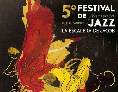 Affiche-5º Festival de Flamenco Jazz-Escalera de Jacob
