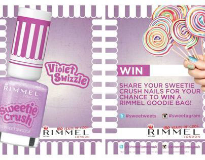 Rimmel London - Sweetie Crush Print Handout Cards