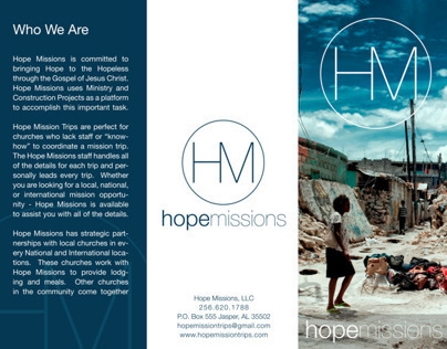 Tri-Fold Brochure ~ Hope Missions