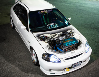 Teddy Honda Civic Hatchback EK - CANIBEAT - Sprint Hart