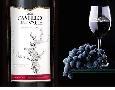 Viña Castillo del Valle / Wine label design.