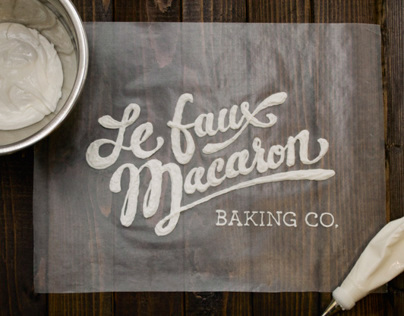 Le Faux Macaron Baking Co. Annual Report Design
