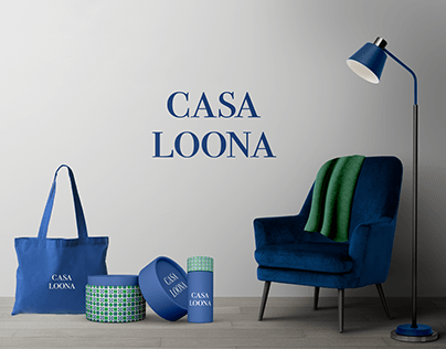 Casa Loona Home textiles Brand identity