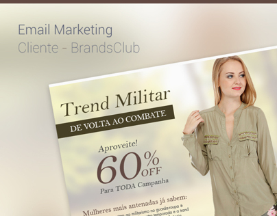Email Marketing -Conteúdo Desconto - Cliente:Brandsclub