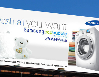 Samsung Airwash, Ecobubble Campaign.