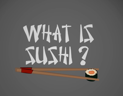 How to make sushi - Animated infographic