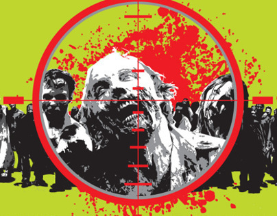 Zombie T-shirt Imprint