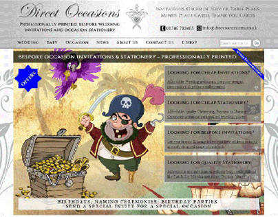 Direct Occasions | Wedding Stationery wedsite
