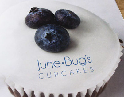 JuneBug's Cupcakes Brochure Design