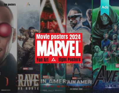 Marvel movie posters 2024 (Fan Art)