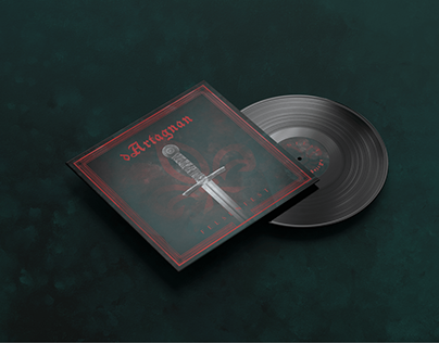 Project thumbnail - Vinyl Cover design for D`Artagnan music album