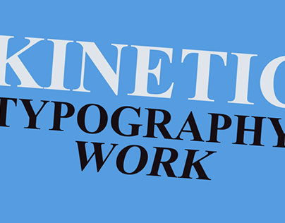 Kinetic Typography Animation.