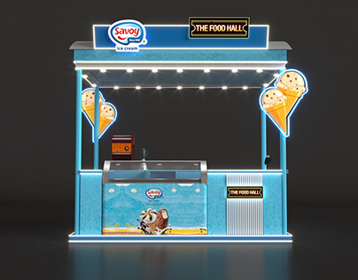 kiosk for Savoy Ice Cream