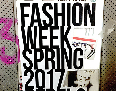 Fashion Week Hierarchy Poster