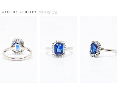 Customized：classic sapphire ring | 1.55ct