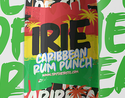 IRIE - Caribbean Punch Bottle Design