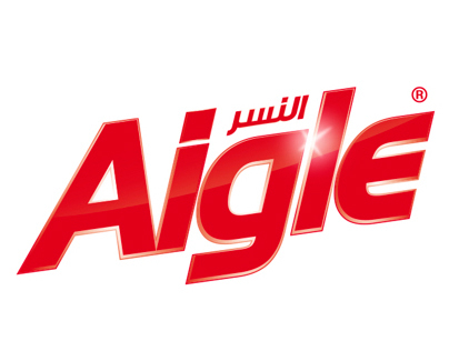 Lifting du logo Aigle détergent