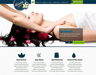 Beauty Spa/Massage Wordpress Theme