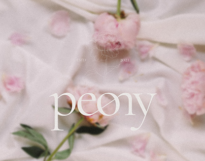 Peony │ Flower studio identity