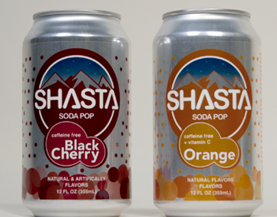 Shasta Soda / Branding & Packaging