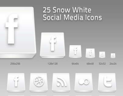 Free Snow White Social Media Icons