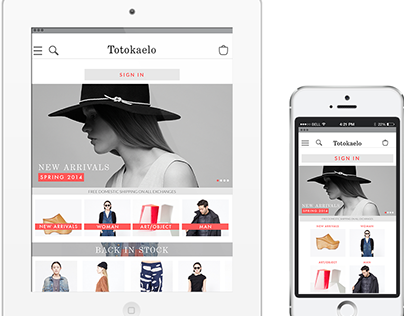 Totokaelo - Responsive Website Design