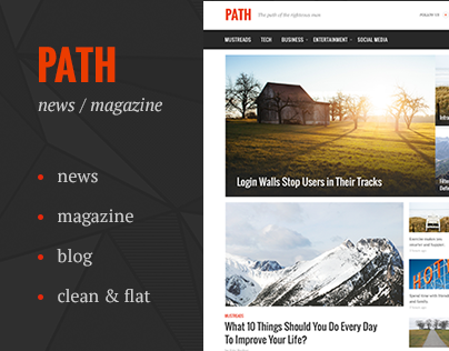 Path — News&Magazine Template