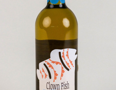 Clown Fish Wine Label